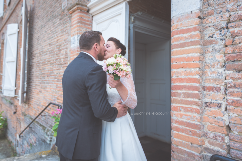 Mariage au château des Varennes près de Toulouse, la découverte des mariés