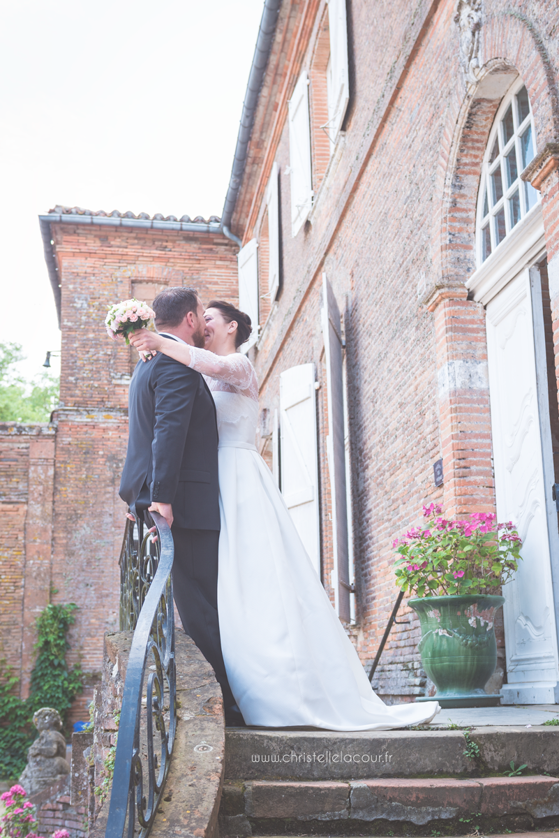 Mariage au château des Varennes près de Toulouse, la découverte des mariés