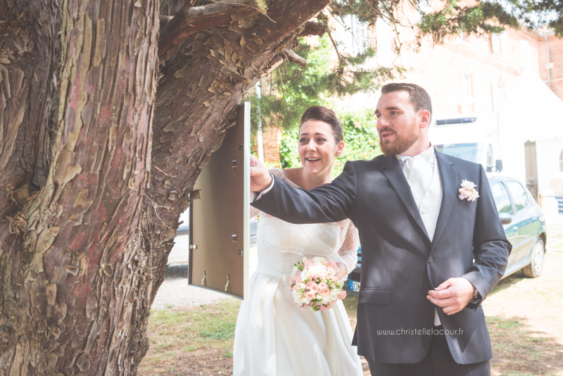 Mariage au château des Varennes près de Toulouse, la découverte des surprises des témoins