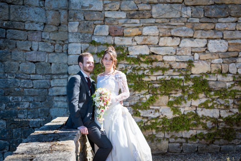 Photos de couple des mariés - mariage geek au Château de Cas Tarn-et-Garonne