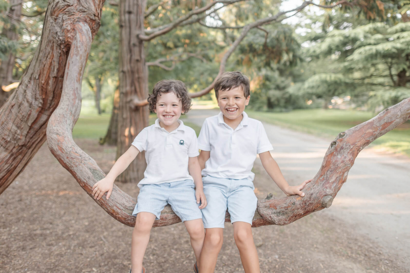 Photographe d'enfants et de famille au Jardin des Plantes de Toulouse