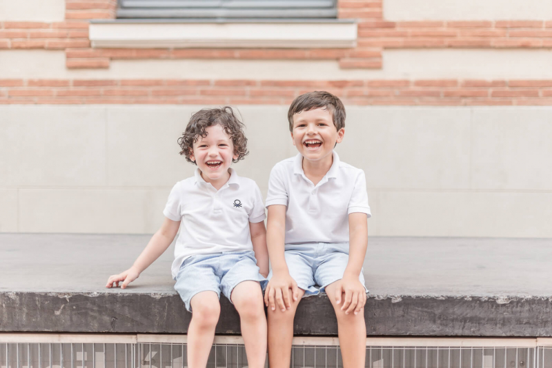 Photo d'enfants au Jardin des Plantes de Toulouse et dans la cour du Quai des Savoirs